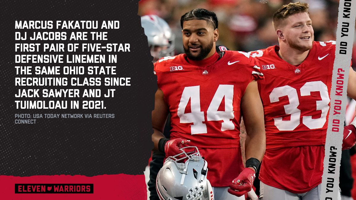 11W's tweet photo. Larry Johnson is building another elite recruiting class on Ohio State’s defensive line. 

https://t.co/ENj66OylIU https://t.co/HoDwZCK3C1