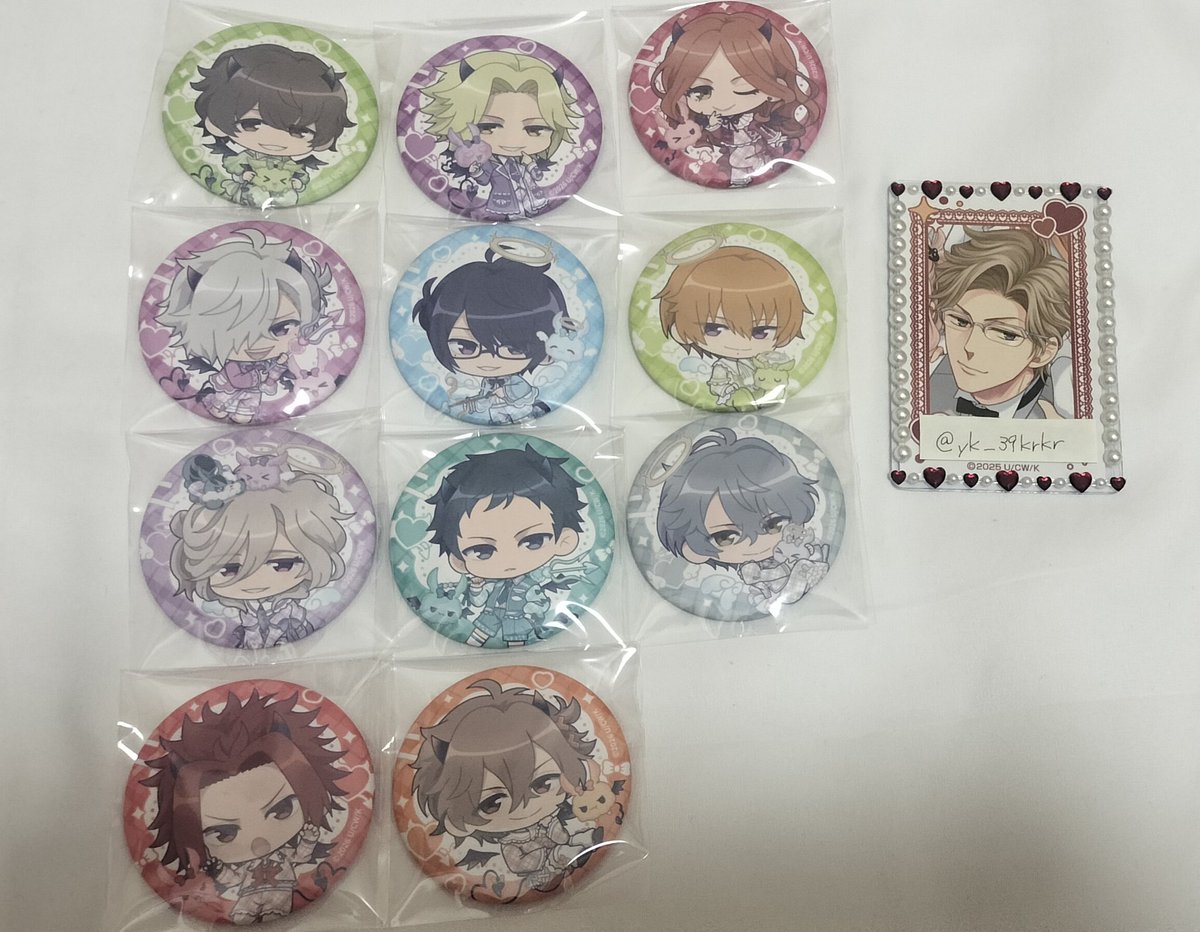 yk_39krkr's tweet photo. 【交換】BROTHERS CONFLICT ブラコン キャラウムカフェ クリアカード コースター 特典フォトカ 缶バッジ
<譲>
雅臣 ☆要 ☆光 ✮椿 梓 ✮棗 琉生 
☆昴 祈織 侑介 ✮風斗

<求>
同異種右京or定価(+送料)

✮の譲渡は☆同数以上
☆含めて優先
4日,10日現地手渡しor郵送
お気軽にお声掛け下さいませ https://t.co/W2eDtNzDGM