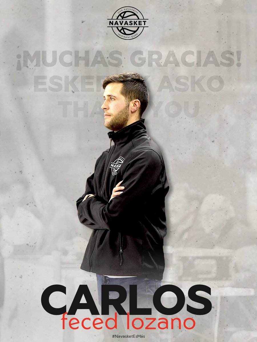 Navasket's tweet photo. 🤗 𝐀𝐆𝐑𝐀𝐃𝐄𝐂𝐈𝐌𝐈𝐄𝐍𝐓𝐎 | Carlos Feced Lozano

Carlos Feced Lozano no continuará en la disciplina del Club Baloncesto Navasket Saskibaloi Kluba la próxima temporada 2026-2027.

¡¡Ha sido un placer tenerte en el club!!

👉: https://t.co/vMyPqi0yO3

#NavasketEsMás #NVT https://t.co/U4iGnyjP1K