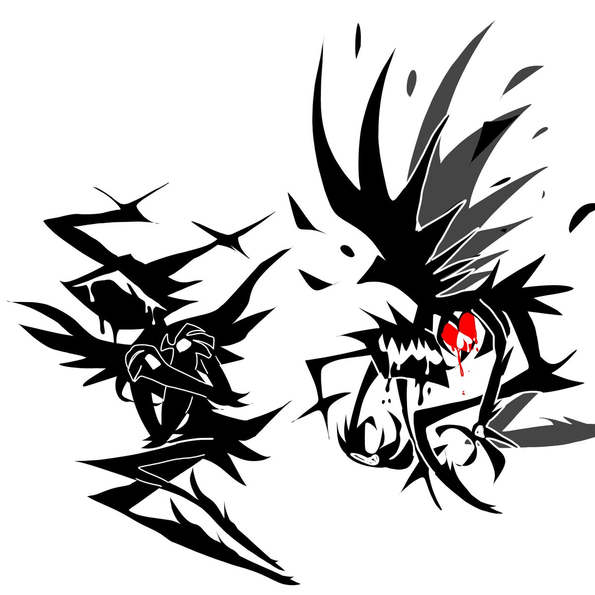 bennyyyyyyyyy_'s tweet photo. The horrifically agonized pained screams of two conjoined souls // #deltarune The Roaring Knight https://t.co/KZe8sXjU3j