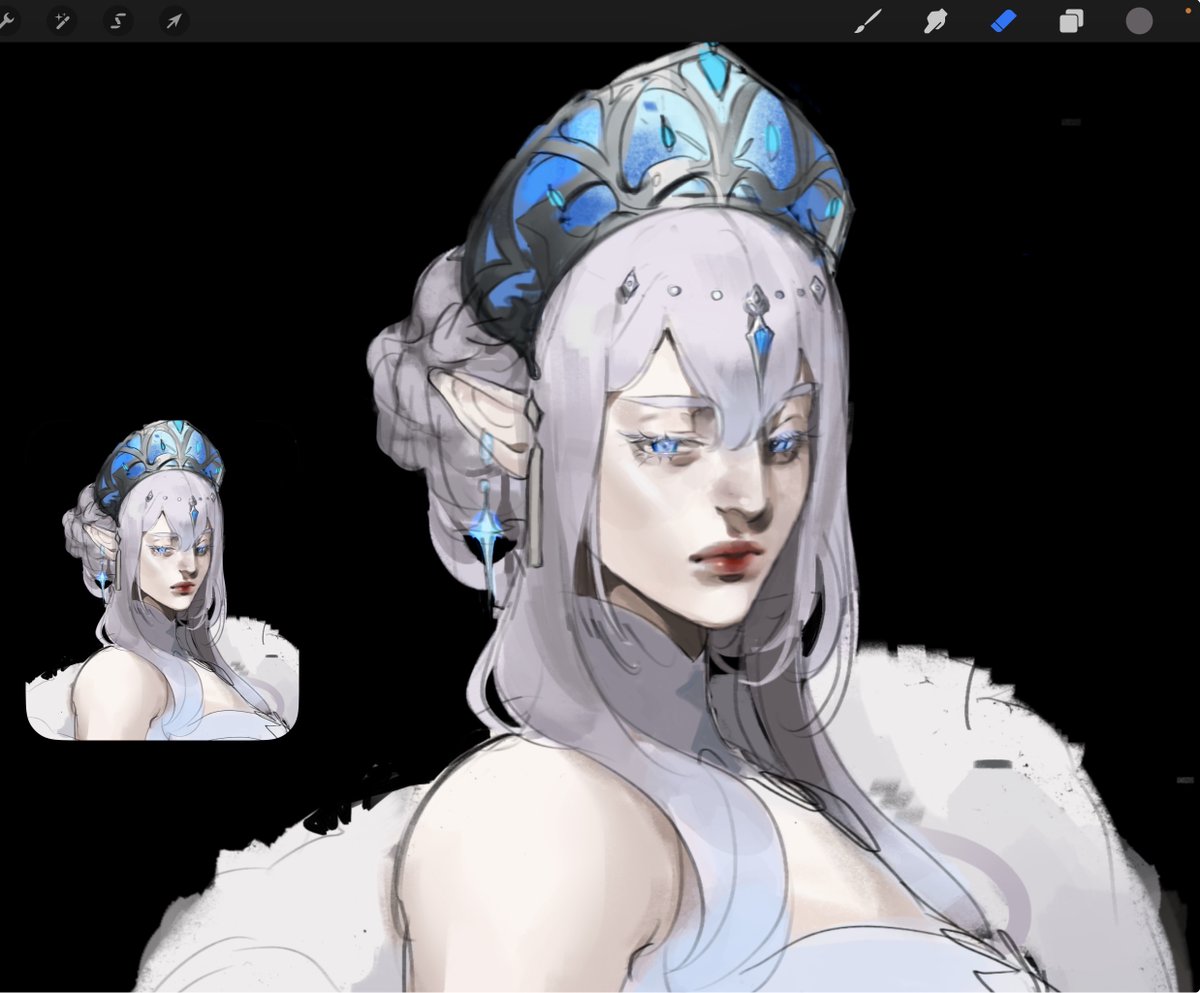 Capochiino1's tweet photo. WIP #tsaritsa https://t.co/fBqxR6MdNT