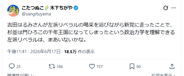 tacowasa2nd's tweet photo. おかしいな、こたつぬここと木下ちがや大先生の説によると、杉並は門ひろこ議員の千年王国らしいのに。 https://t.co/xPnzBiukwS