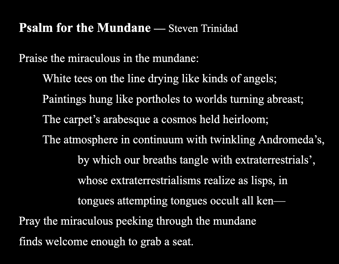 dahls1im's tweet photo. Psalm for the Mundane
6-27-26 https://t.co/QlDfD2AAJr