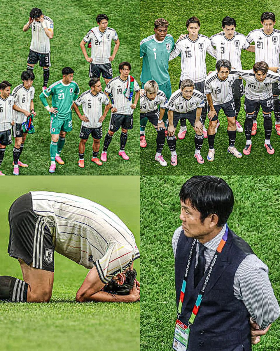 MotivacionesF's tweet photo. 💔 ¡ESTA NOTICIA NOS ROMPIÓ EL CORAZÓN!

Japón ha quedado eliminado de la Copa del Mundo.

El desenlace fue tan cruel como doloroso: empezó ganando el partido, luchó hasta el final, pero terminó sufriendo la remontada de Brasil en los últimos minutos. Así se despide del Mundial el equipo de Hajime Moriyasu.

Una vez más, los Samurai Blue demostraron que pueden competir de tú a tú contra cualquier selección. Nunca renunciaron a su estilo, jugaron con valentía y nos regalaron algunos de los mejores partidos del torneo.

El destino volvió a ser implacable con ellos, pero no hay nada que reprocharles. Japón sigue creciendo, sigue ilusionando y tarde o temprano dará ese paso que tanto merece.

🇯🇵 TIENEN TODO NUESTRO RESPETO. VOLVERÁN MÁS FUERTES.
