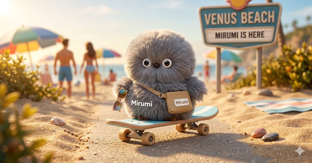 solteam_cto's tweet photo. 🌊 California dreamin' and beach rollin'! 🛹🛹🛹
$Mirumi OG is getting everything ready to hit Venus Beach with his favorite skateboard!  
CA: DBBUxu2rAiESswxE4WRU2trsFYmZjiTEYNYcaYkCpump 
#Mirumi OG 🔥🔥#VenusBeach #SkateLife https://t.co/b9BhTJEEDo