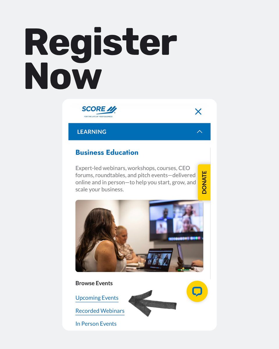 SCOREMentors's tweet photo. JULY WEBINAR SCHEDULE — Swipe through to learn more about this month’s sessions. 👉

We hope you enjoy this month’s line up and look forward to seeing you at an upcoming event! https://t.co/dH4qyD9BEy