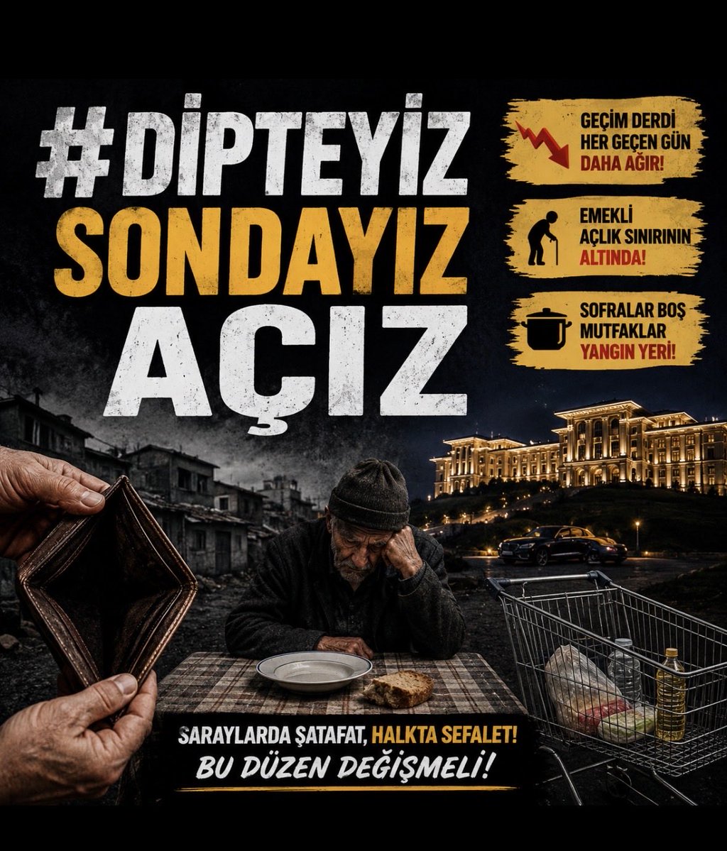 fortuna750811's tweet photo. Bir ülkede emekli eti, sütü, meyveyi hesap ederek alıyorsa;

Sorun vatandaşta değil,

Geçim şartlarındadır.

#DipteyizSondayızAçız https://t.co/4KcZXYYdw8