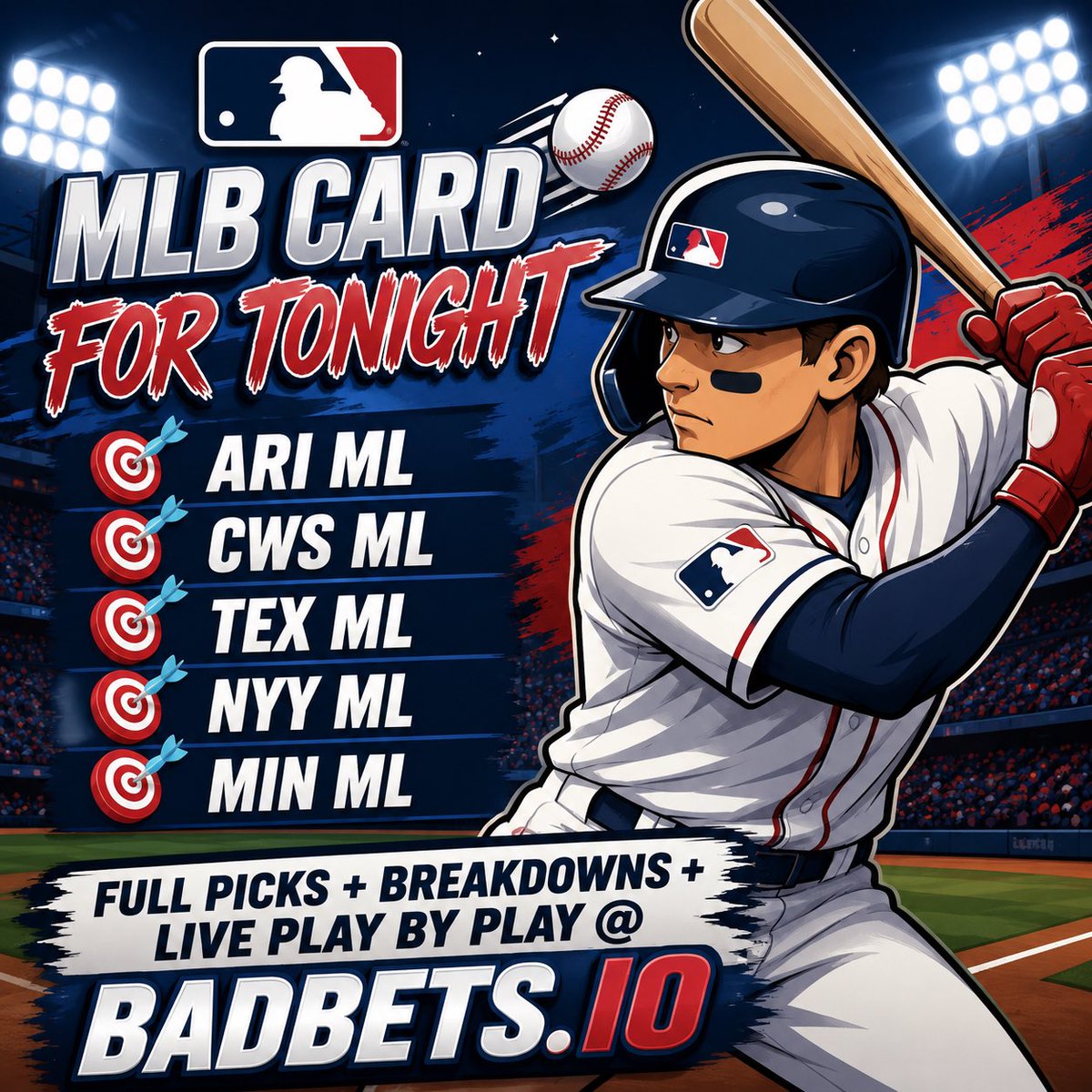 BadBetsIO's tweet photo. #BadBets Card For Tonight 

WE RIDE 🐎 https://t.co/9dWyXz4eO9