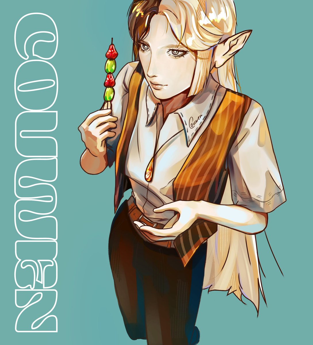 couwen0's tweet photo. Fanart of my follower's oc #OC https://t.co/uDPcssq3Jn