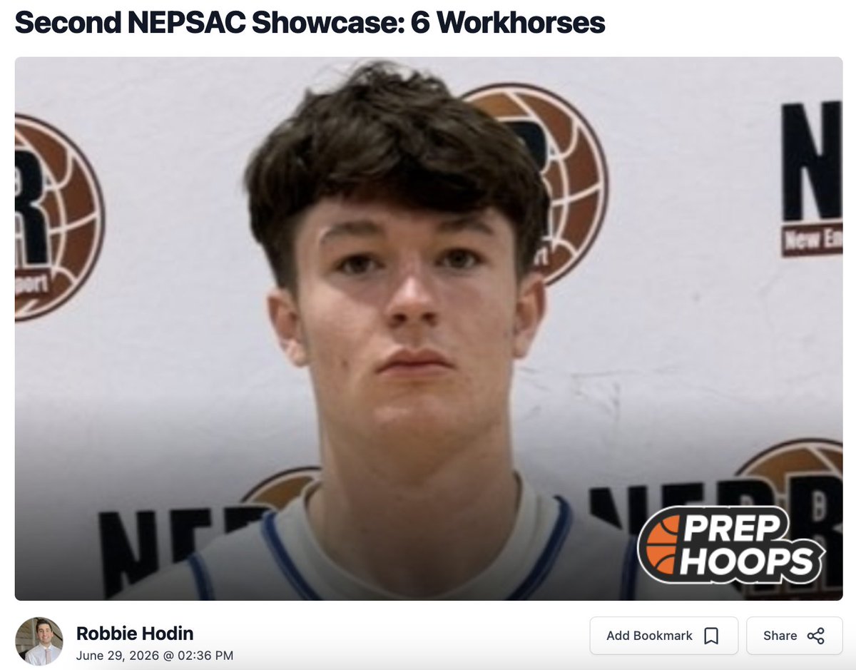 robbie_hodin's tweet photo. College coaches: Looking for workhorses?

These are 6 of the hardest-playing guys I saw at the second @NEPSAC Showcase weekend⬇️

@TyGrudzien_3 @seven_pridgen @SpencerBooth24 @_olihiggins @GeorgeDemeter5 @BrysonMercedes 

✍️https://t.co/4hM93ZSW93 https://t.co/9n9xYOdKE7
