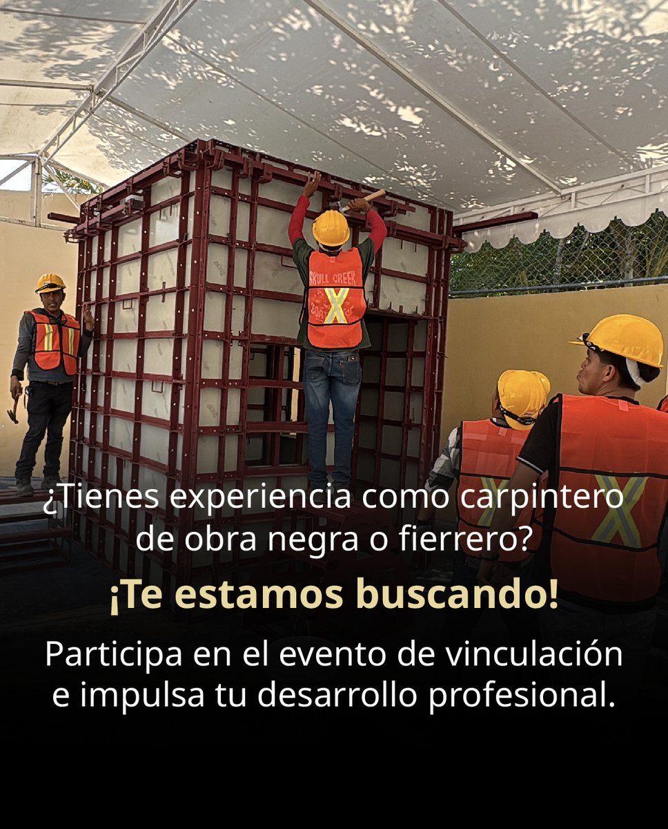 SNESanLuis's tweet photo. 👷🏽‍♂️🏗️ ¿𝗧𝗶𝗲𝗻𝗲𝘀 𝗲𝘅𝗽𝗲𝗿𝗶𝗲𝗻𝗰𝗶𝗮 𝗰𝗼𝗺𝗼 𝗺𝗼𝗹𝗱𝗲𝗿𝗼, 𝗰𝗮𝗿𝗽𝗶𝗻𝘁𝗲𝗿𝗼 𝗱𝗲 𝗼𝗯𝗿𝗮 𝗻𝗲𝗴𝗿𝗮 𝗼 𝗳𝗶𝗲𝗿𝗿𝗲𝗿𝗼?

¡Esta es tu oportunidad de integrarte al Programa de Vivienda para el Bienestar!

📍 Participa en el evento de vinculación laboral que se llevará https://t.co/VFIzKLjbv8