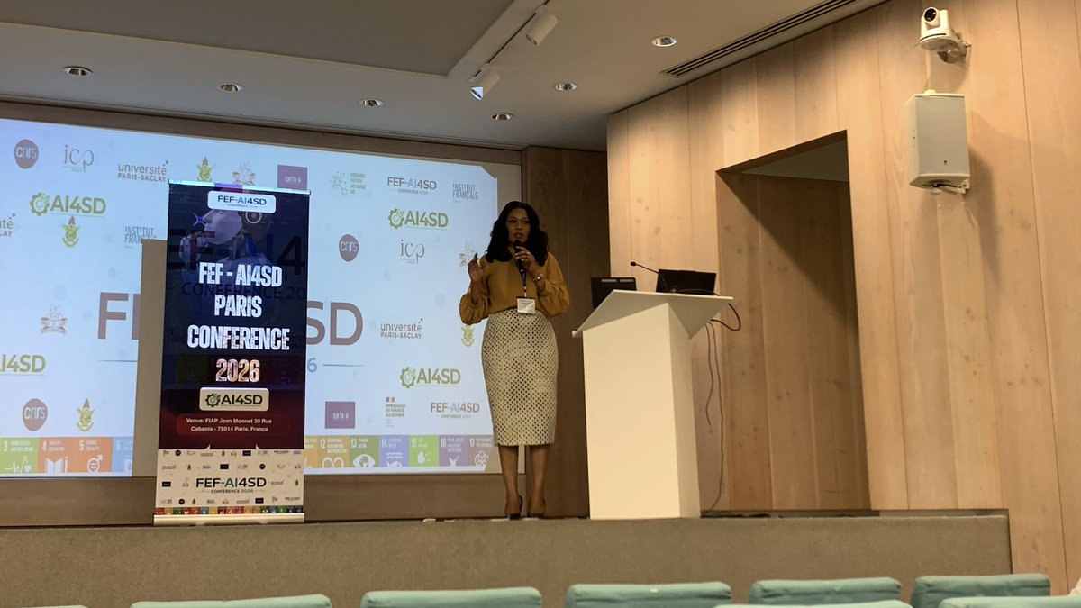 RSCC_GSSTI's tweet photo. RSCC is in Paris for AI4SD 2026, uniting Ghana and France on AI for sustainable development.  
Showcasing Earth Observation, Climate Modelling, and AI's impact on agriculture and climate resilience.  
#AI4SD #RSCC  #EarthObservation  #SustainableDevelopment #GSSTI #Paris2026 https://t.co/7ks4gez3Jx