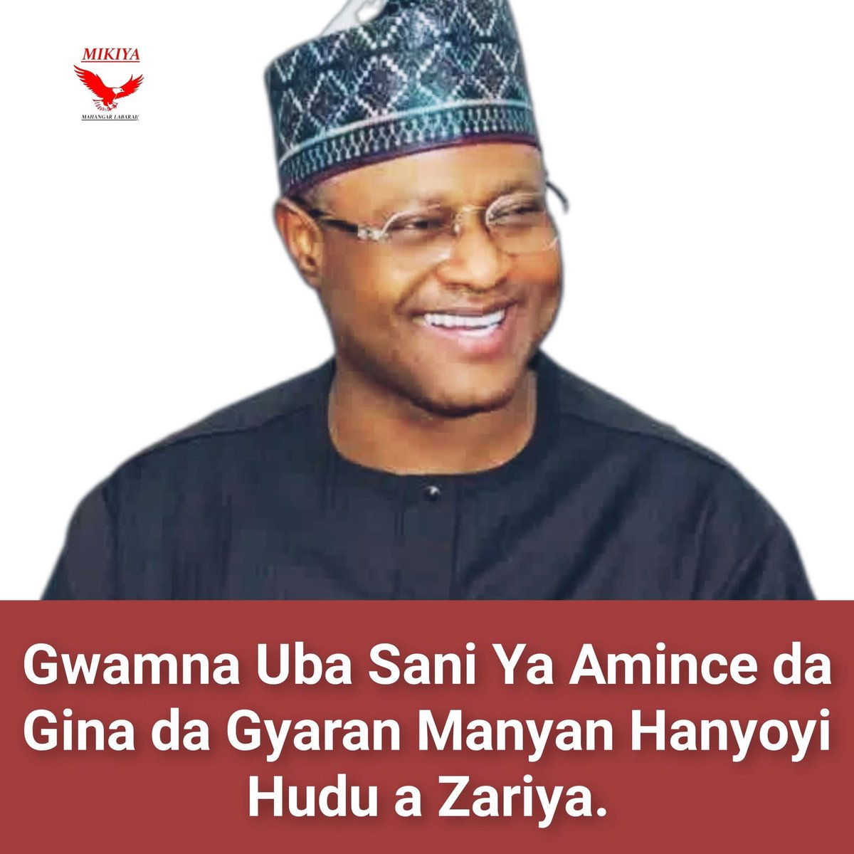 Abdool85's tweet photo. Da ɗumi-ɗumi: Gwamna Uba Sani Ya Amince da Gina da Gyaran Manyan Hanyoyi Hudu a Zariya

A wani gagarumin yunkuri na inganta ababen more rayuwa, Gwamnan Jihar Kaduna, Mai Girma Sanata Uba Sani, ya amince da fara aikin gina da kuma gyaran manyan hanyoyi guda hudu a Karamar Hukumar Zariya.

Hanyoyin da za a aiwatar da ayyukan sun hada da:
Hanyar Baban Dodo – Durumi – Kofar Kuyan Bana.
Hanyar Rimin Tsiwa – Fada – Kaura – Kofar Gayan.
Hanyar Maje Road (Tudun Wada) zuwa Park Road.
Hanyar Sarki Yaki da ke Gyallesu.

Ana sa ran kammala wadannan muhimman ayyukan hanyoyi cikin watanni uku masu zuwa, In shaa Allah.

Wannan mataki na daga cikin kokarin gwamnatin Sanata Uba Sani na bunkasa ababen more rayuwa da inganta zirga-zirga domin saukaka rayuwar al'ummar Jihar Kaduna.
