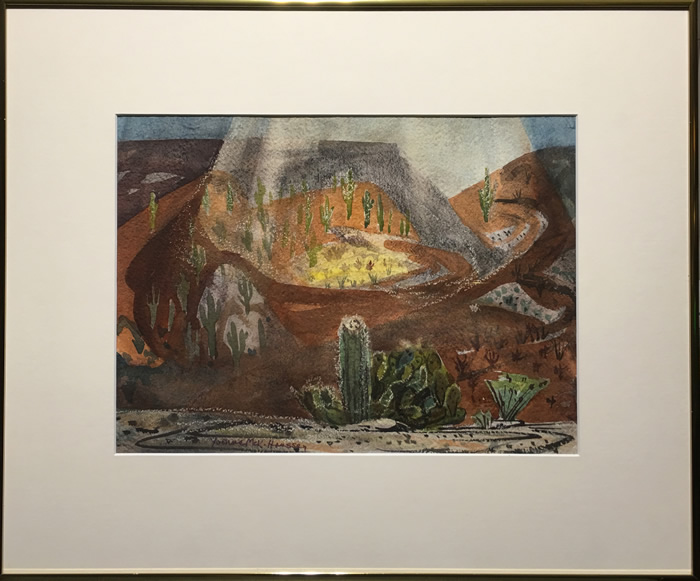 GaborBonniere's tweet photo. Yvonne McKague Housser (Canadian) - Watercolour - Sunlit Canyon. On our website https://t.co/3jN2iwywUd #art #fineart #canadianart #artgallery #artforsale #artcollector #artdealer #artgallery #toronto https://t.co/WKWiXUHb5m