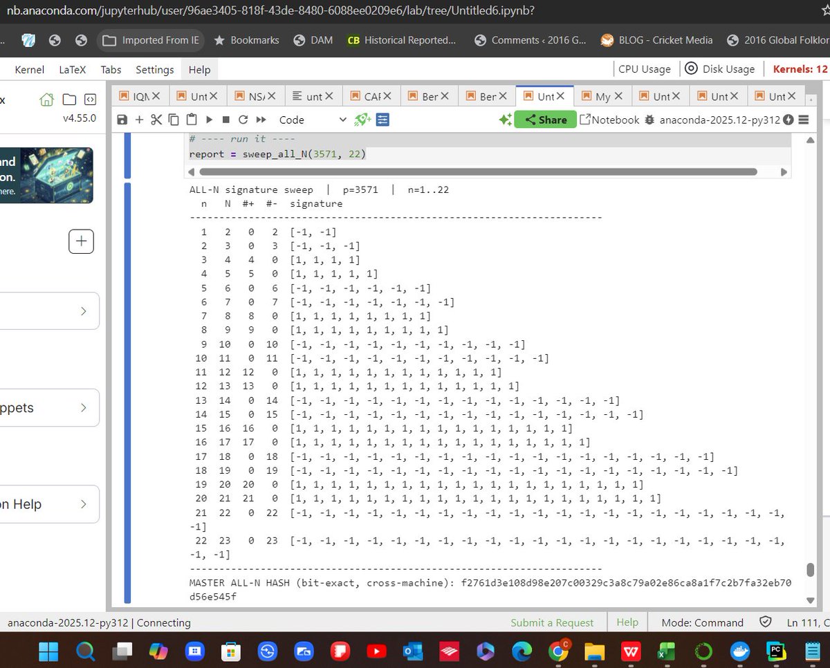 CTibedo's tweet photo. I told you, it 'breathes' or pulses. Very clear data for this structural dynamic underneath Prime number gaps.
#CryptoAlert #hash #SHA #math #primes @amermathsoc Time to stop ignoring me on the public sphere. I'm going to show you how to build amazing things. https://t.co/i9wKuTuSyN