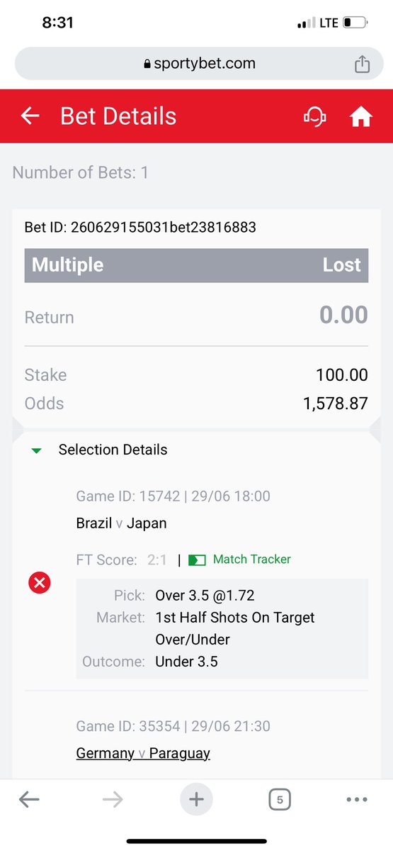 Slizzy_11's tweet photo. @SportyBetNG Sporty please rectify this . Brazil played 3shot on target while Japan played 1short first half https://t.co/k05ZDkcI38