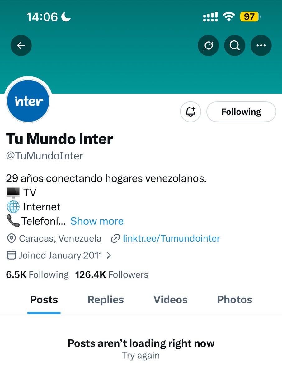 albertjmr16's tweet photo. Confirmo, la “falla” fue a esa hora y ya fue “resuelta”… https://t.co/1oKFpQmoSW