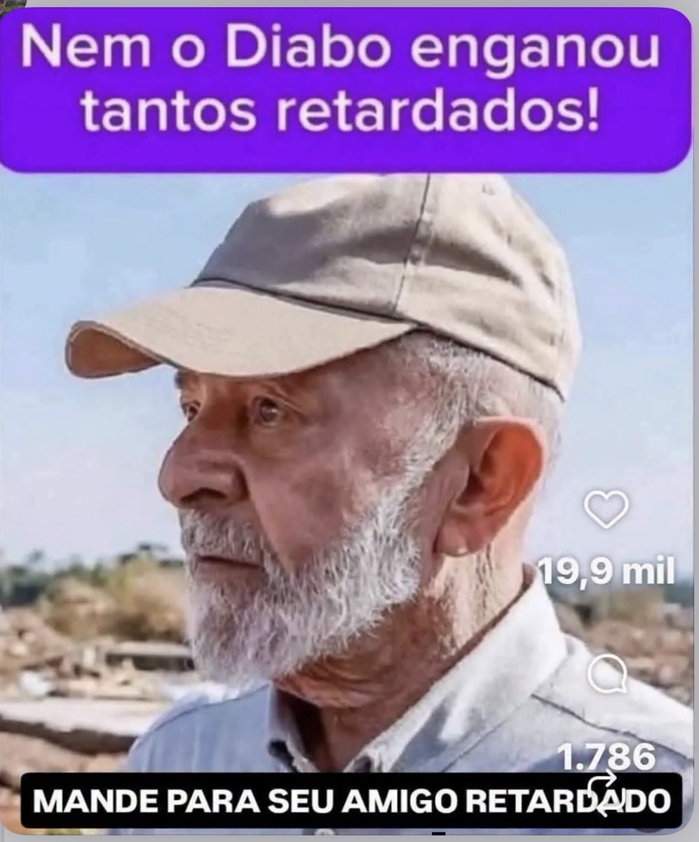 NagileP's tweet photo. @GynMiguel O LULA  É  LADRÃO, CANALHA E  MENTIROSO .
 PETISTAS SAO FEIOS, FEDORENTOS, MACONHEIROS, VIADOS, CORNOS ,  MULHERES HORROROSAS DE CABELO AZUL E  SUVACO CABELUDO , ENFIM  UM BANDO DE FILHA DA PUTA.
QUANDO TEM AGLOMERAÇÃO DE PETISTAS EU PASSO LONGE POR CAUSA DO FEDOR.
Ô POVO FEIO💩 https://t.co/bGkxisocu2
