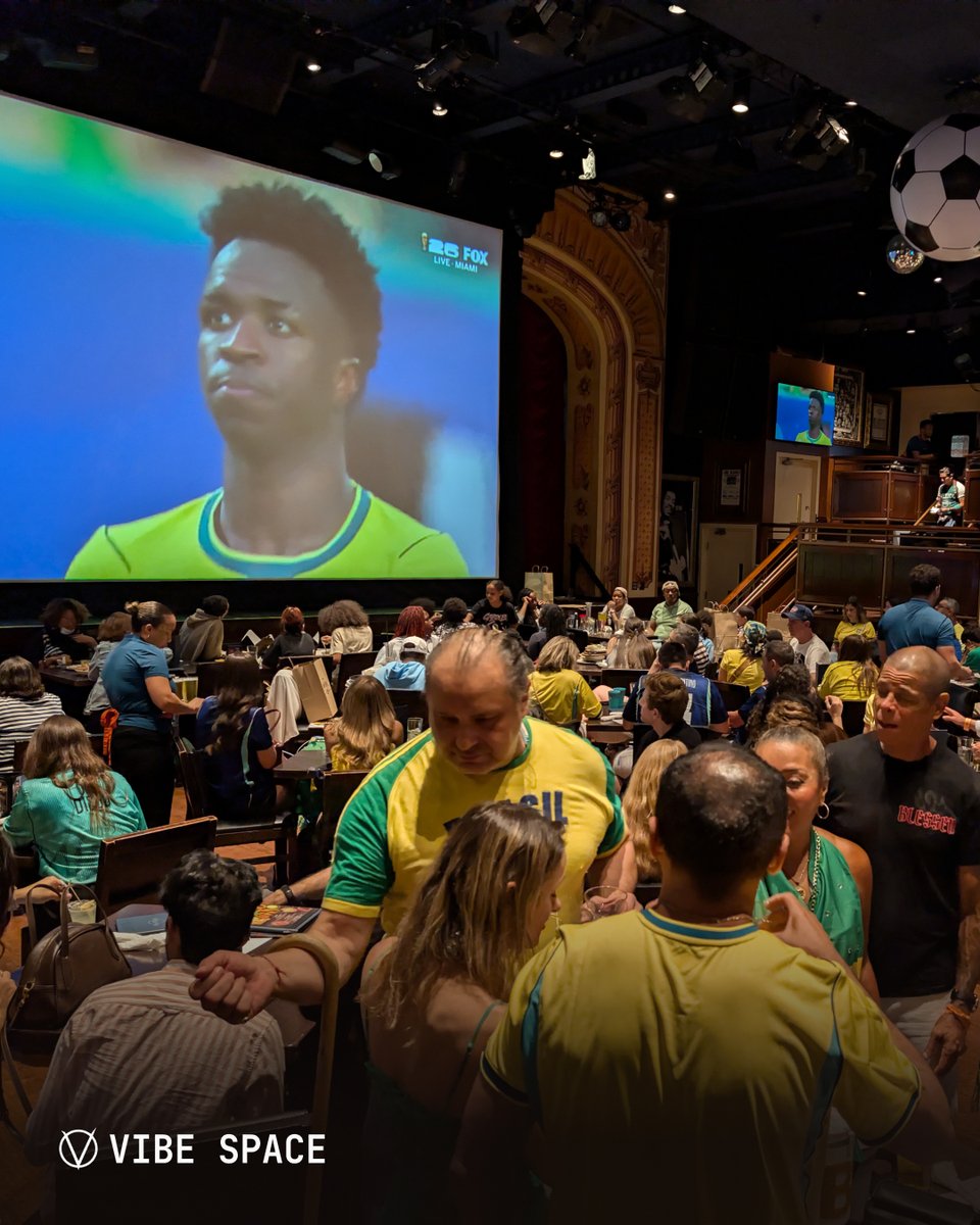 ventureminer's tweet photo. Brazil 3 - 0 Scotland

But the real action was off the pitch at the Vibe Space World Cup Mixer in NYC.

The stats:
Dozens of app ideas sketched on napkins
Founders & investors talking shop

We wanted a spot to watch the game AND actually meet cool people in tech. You guys brought the energy.