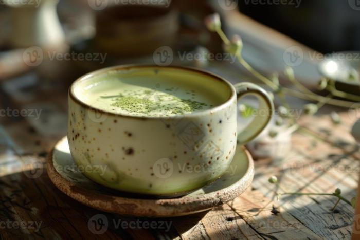 CoachToddS's tweet photo. Make a 5-min iced matcha latte at home! Whisk matcha + hot water, pour over ice + oat milk, done – no fancy tools needed. https://t.co/8D9ZNbBCT9
