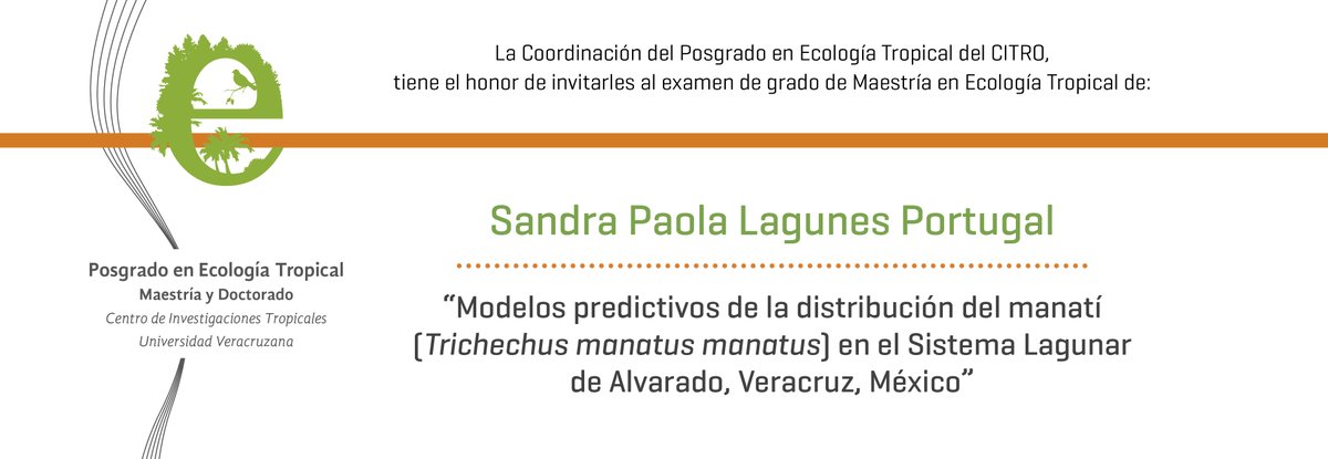 CITRO_UV's tweet photo. 🎓 Examen de Grado se invita a la comunidad universitaria y al público en general al examen de grado de Sandra Paola Lagunes Portugal.

📅 Viernes 03 de julio
🕒 15:00 horas
📍 Orquidario, CITRO
📌 Lago Menor del Campus, Av. de las Culturas Veracruzanas https://t.co/9yZ3cKuUxZ
