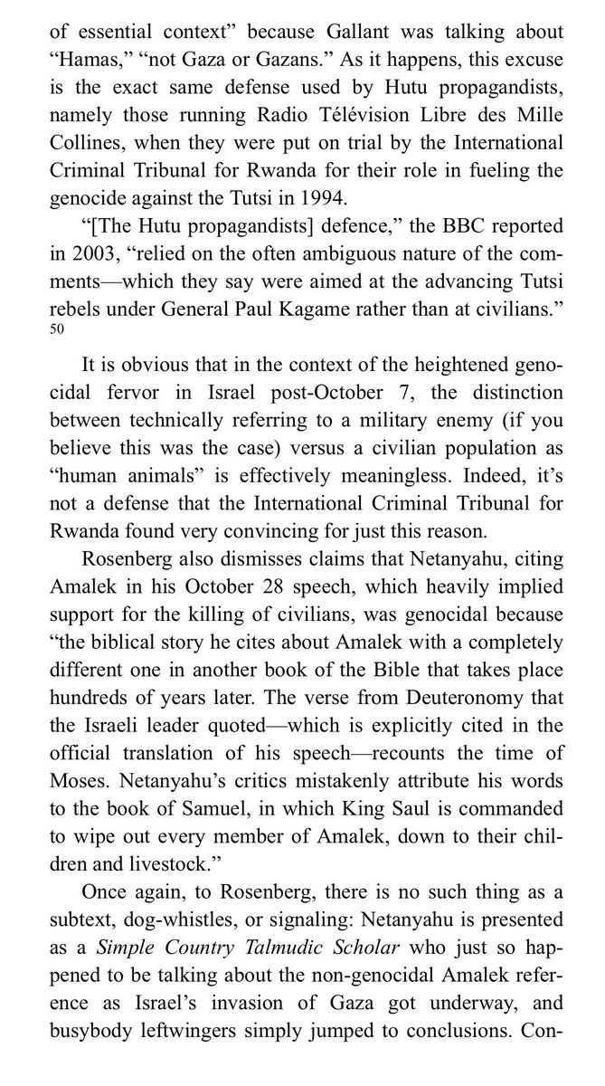 adamjohnsonCHI's tweet photo. Yair Rosenberg was central to denying, downplaying and obfuscating genocidal statements made by Israeli officials in the early days of the genocide, as I note in my book on the subject https://t.co/J4ZCbIlqsG