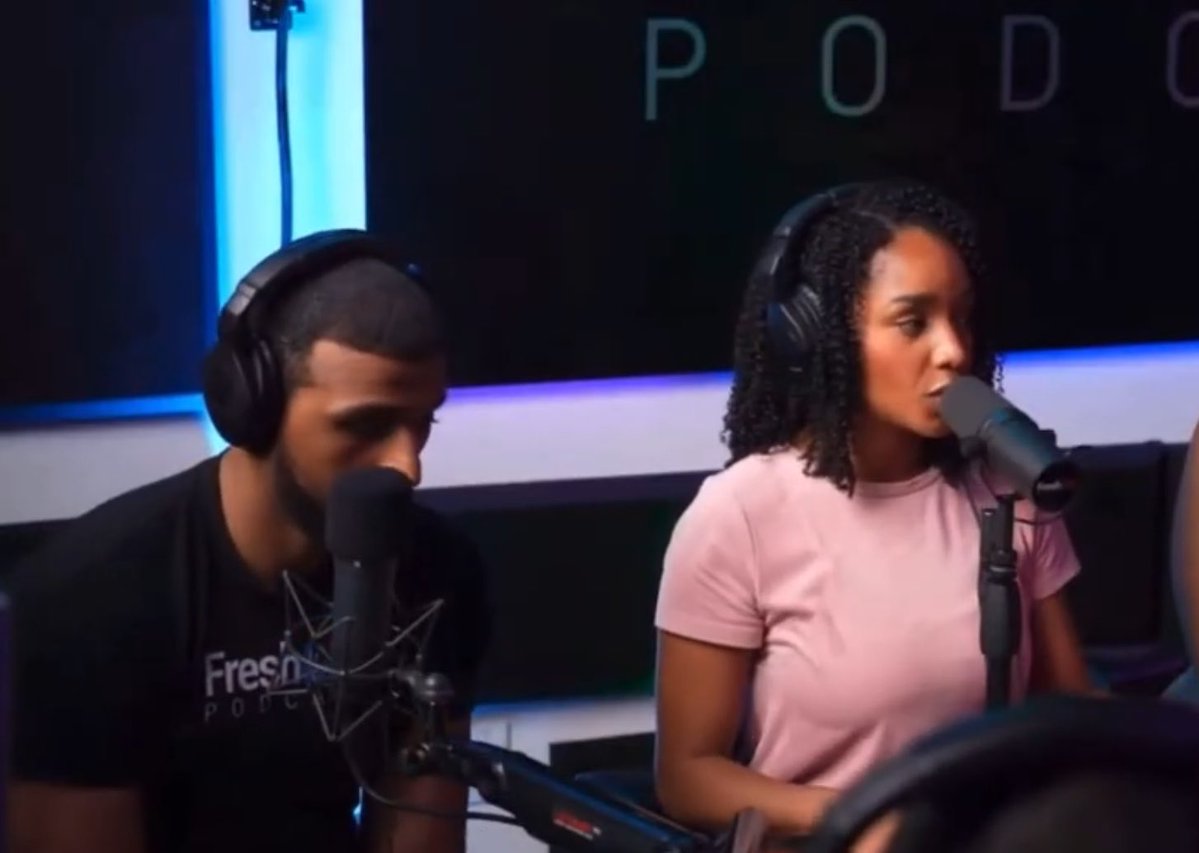 OpticsExec's tweet photo. This bitch was so annoying on Nicks first Fresh and Fit pod it was truly unbelievable . 
But- the panel was still way better than the most recent one https://t.co/DvVBSPEBxF