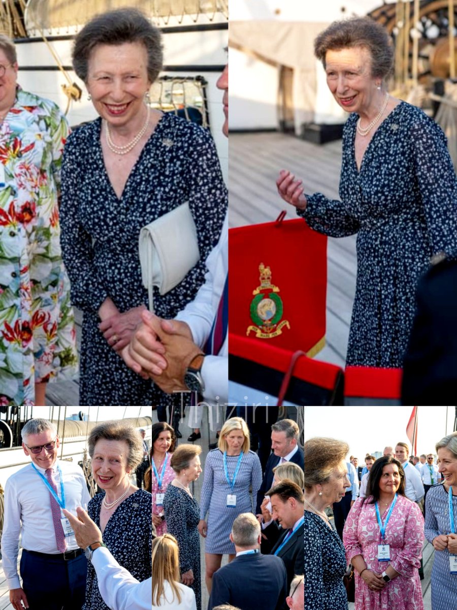 TheLaurences_'s tweet photo. On 24 June, The Princess Royal attended a NATO Industry Advisory Group Reception onboard HMS Warrior in Portsmouth ✨♥️ https://t.co/eXDlbAtwwz