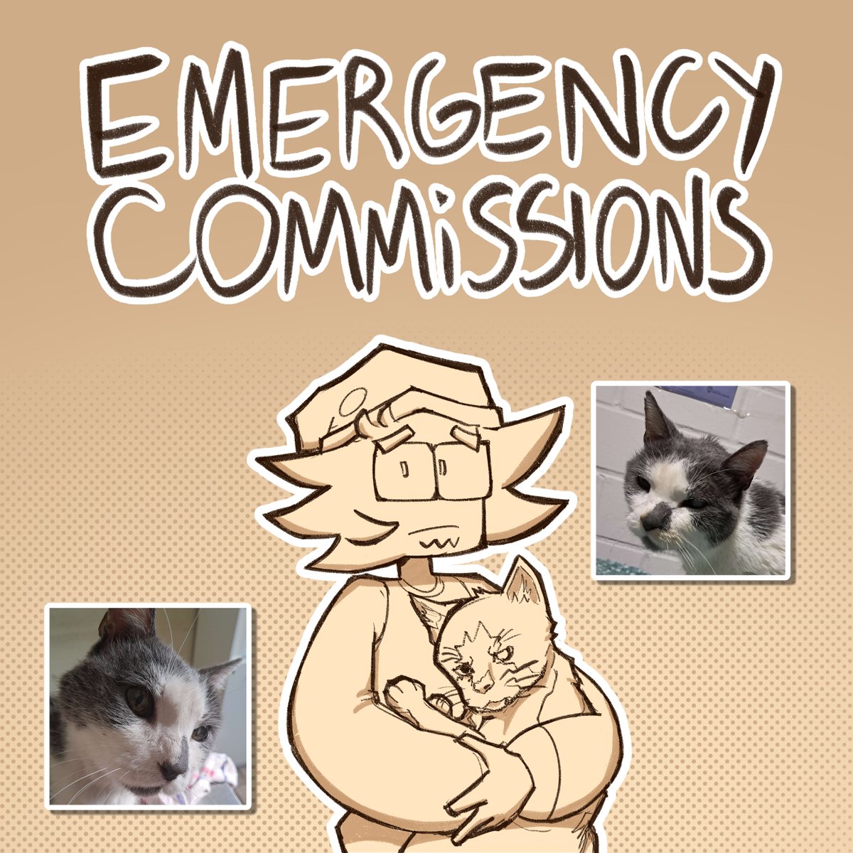 Teusloop's tweet photo. Hi, i decided to open emergency commissions. My Cat has gotten sicken badly. I ask you to please read or share. 

For anyone interesed please send me a DM. All kind of support will be appreciated. https://t.co/ETX9jLrLOD