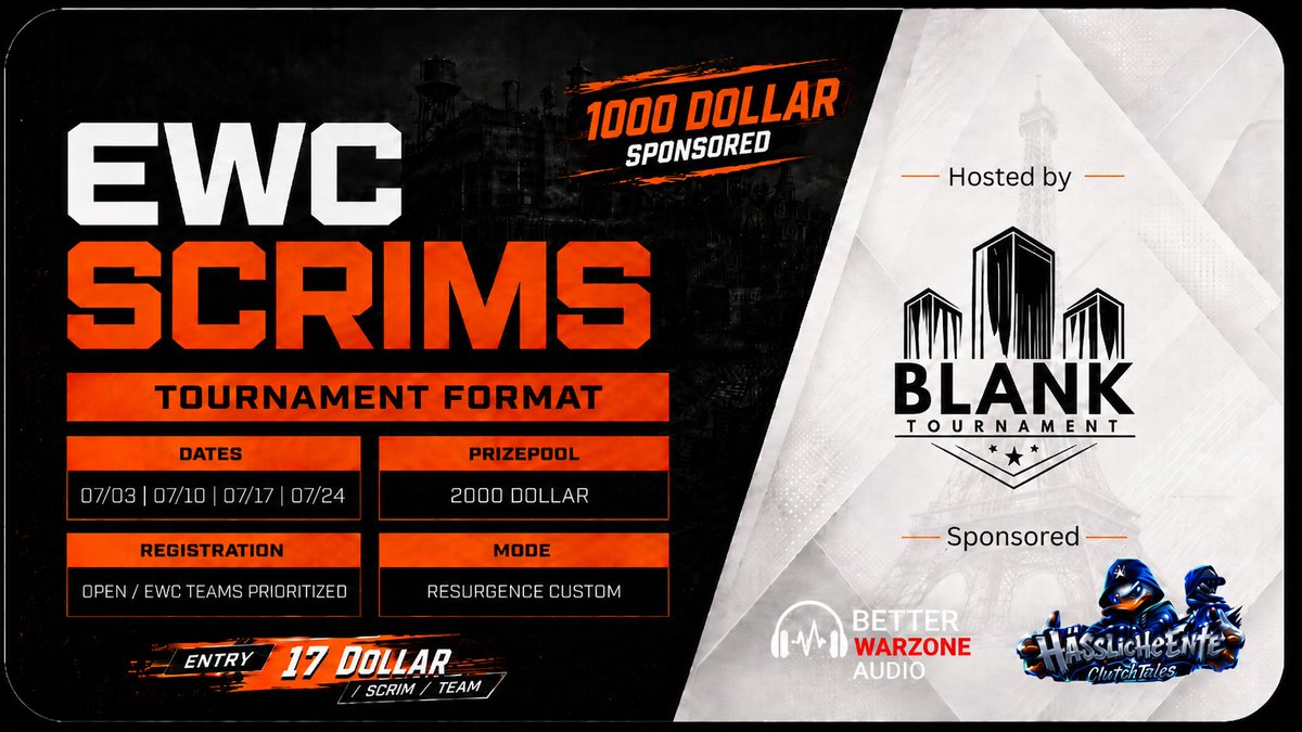 blank tournament. tweet media