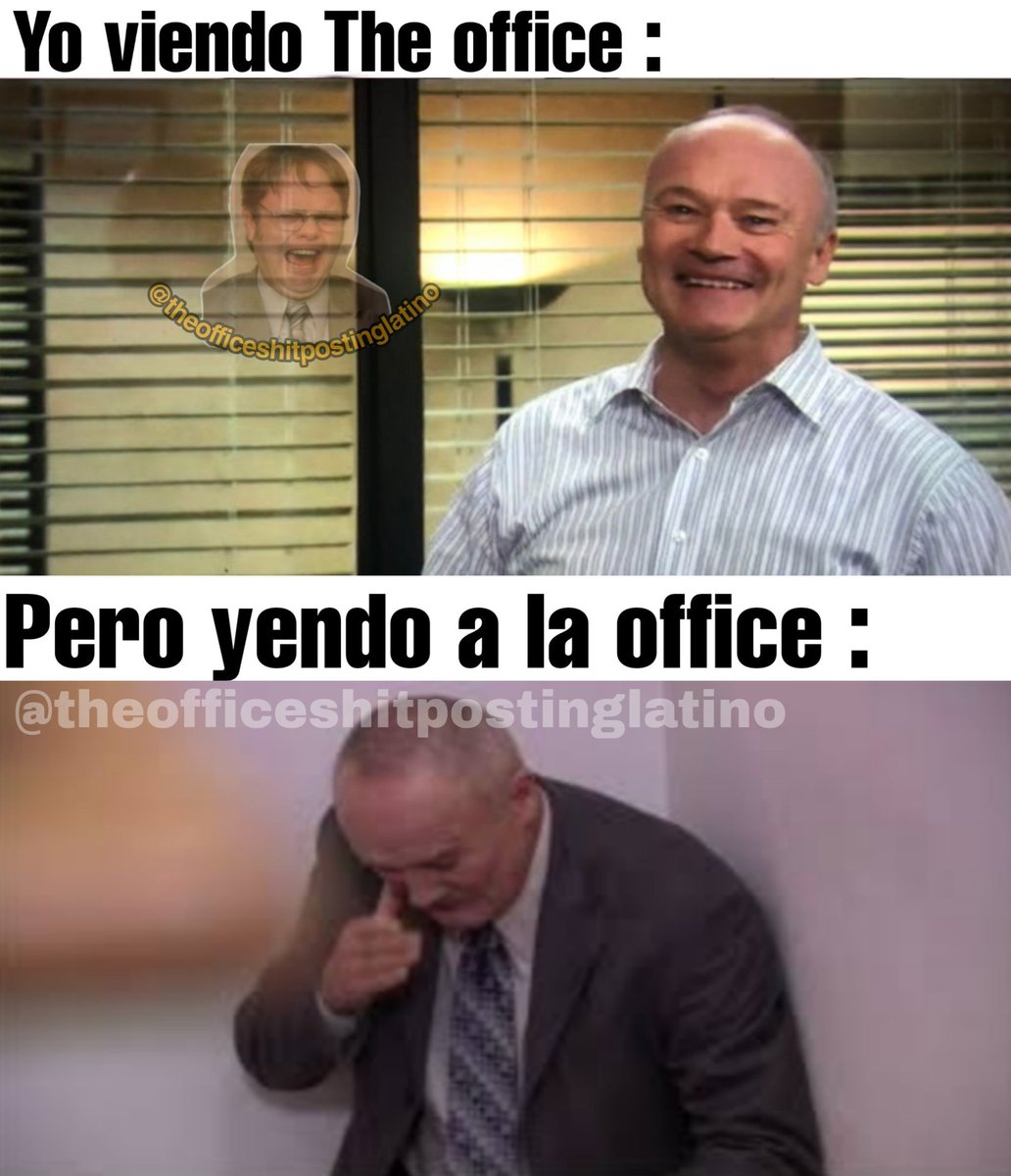 theoffshitlat's tweet photo. Lunes otra vez chicos. 😓
Monday mood
.
.
.
.
.
.
.
.
.
.
.
.
.
#theoffice #theofficememes #theofficelatino #creedbraton #dwightschrute #michaelscott #dannycordray #jimhalpert #pambeesly #angelamartin #robertcalifornia #DeAngeloVickers #KevinMalone #OscarMartinez #andybernard https://t.co/vagxa3RNat