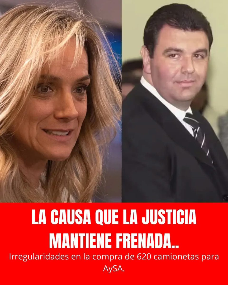 mavica7's tweet photo. Este es el juez Ariel Lijo.

Investiga a Malena Galmarini por presuntas irregularidades en la compra de 620 camionetas para AySA.

La causa sigue en la Justicia, hace años... https://t.co/Qs9NooUWmA