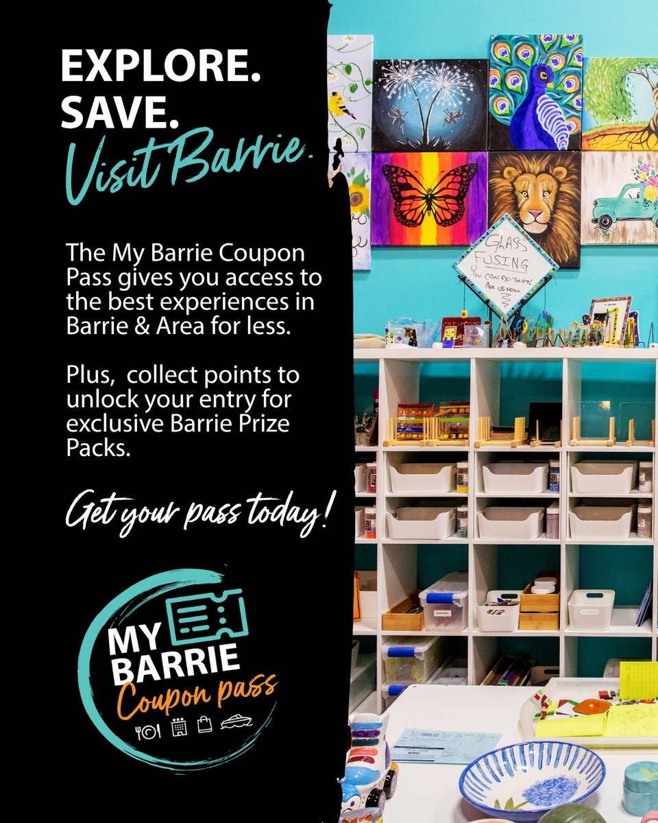 tourismbarrie's tweet photo. 🎉 The #MyBarrieCouponPass is BACK!

Save at local restaurants, attractions, shops & more while earning points toward Adventure Badges and your chance to WIN prizes! 🏆

📅 Summer Prize Draw: Aug. 14

Sign up for FREE: https://t.co/YO1nEew7gp

#VisitBarrie #GetOutandPlay #ThingsToDoBarrie