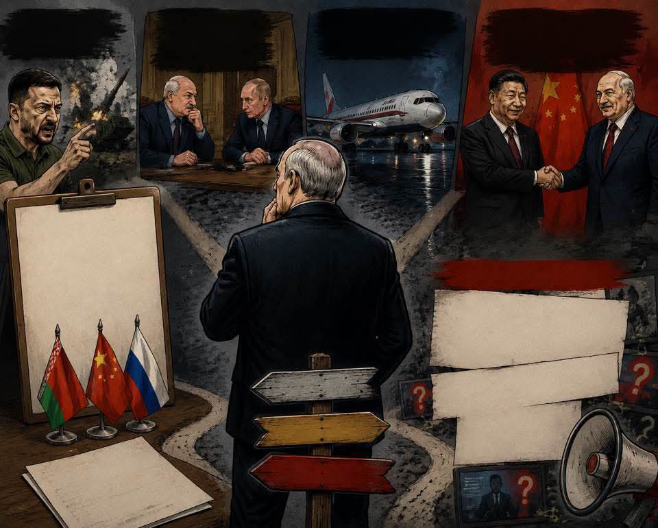 OlenaRohoza's tweet photo. Something Doesn’t Add Up: Who Is Lying About Lukashenko’s Visit to China?

When you put the timeline together, it becomes difficult to believe this was just another routine diplomatic visit. Kyiv’s ultimatum, two days of closed-door talks with Putin, a secret overnight flight to Beijing, and Xi Jinping’s public remarks about sovereignty form a sequence that raises obvious questions.

Official statements from Minsk and Beijing describe the trip as a “planned working visit” within their strategic partnership. But high-level diplomacy rarely works this way. Presidents do not suddenly fly to China at night without prior announcements after lengthy private meetings with another head of state. The secrecy and urgency strongly suggest the visit was driven by a developing crisis — namely, Ukraine’s warning that Belarusian military infrastructure could become a target.

Everyone involved appears to be telling only part of the story.

The Belarusian and Chinese governments are following standard diplomatic practice. Acknowledging that Lukashenko urgently sought consultations with Beijing after Zelensky’s warning would signal weakness. Calling it a routine visit allows both governments to avoid that impression.

Russian pro-government media have gone to the opposite extreme, portraying the visit as proof that China has fully backed Belarus. That interpretation is exaggerated. Beijing regularly speaks about protecting sovereignty when dealing with partners across the world. Xi Jinping’s language was consistent with long-standing Chinese diplomatic messaging.

Kyiv’s position appears different. Rather than bluffing, Ukraine is signaling a new reality: it will no longer tolerate Belarusian territory being used to support attacks against Ukraine without consequences.

The episode also exposed Belarus’s greatest vulnerability.

By allowing Russian forces to use its territory and infrastructure, Minsk has effectively made itself a potential target for Ukrainian retaliation. Lukashenko does not fully control all military activity inside Belarus, yet his country would bear the consequences of any escalation.

Economically, Belarus depends on both Russian support and Chinese trade routes. If military strikes spread into Belarus, the Belt and Road corridor through the country would lose much of its strategic value. China needs Belarus as a stable logistics hub, not as another battlefield.

Lukashenko has long balanced between Russia, China, and the West. Today that room for maneuver has largely disappeared. His sudden trip to Beijing looked less like an act of confidence than an attempt to secure political backing at a moment of growing uncertainty.

Most likely, Lukashenko sought reassurance from Xi Jinping. But while China values a stable Belarus, Lukashenko himself is not indispensable. Beijing is unlikely to risk its broader global interests to protect one leader.

There is no evidence of a secret alliance or dramatic betrayal. This looks much more like crisis diplomacy hidden behind carefully crafted diplomatic language.

The most plausible explanation is that Moscow and Minsk coordinated their response to possible Ukrainian actions before urgently briefing Beijing on the risks of further escalation.

The conclusion is straightforward: no one is telling the full story. Minsk and Beijing are downplaying the emergency nature of the meeting, while parts of the media are exaggerating its significance. The visit was almost certainly prompted by growing security concerns, but China remains committed first and foremost to its own strategic interests.