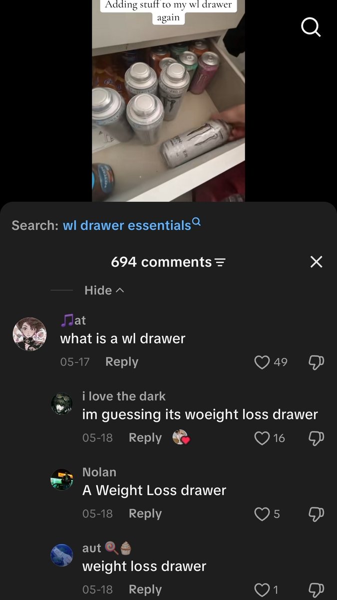 salsazzs's tweet photo. The comment and the search 🫩🫩 can we stop doing this on tiktok https://t.co/AZgD37T6S1