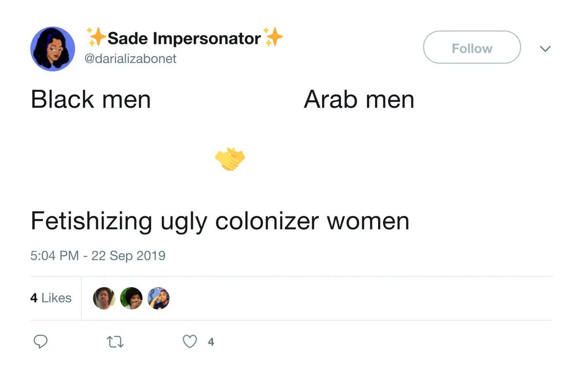 rokbranch's tweet photo. @DarializaforNY You stand for anti-White hatred and jealousy. https://t.co/u22Fk6GWLP