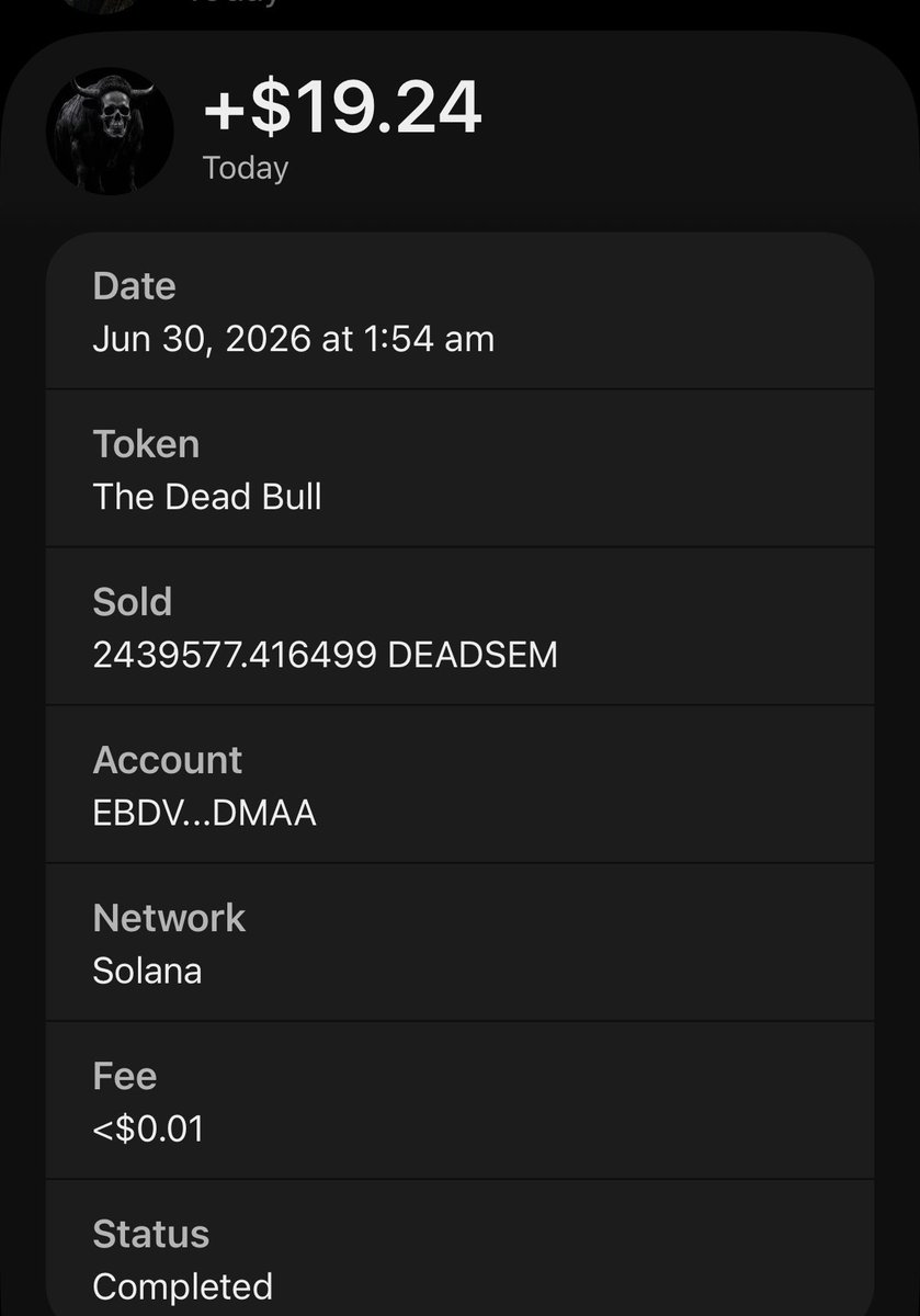 IlZ4H's tweet photo. I invested $100 in a meme coin via Phantom wallet and got only $19.24 back after selling 2.4M tokens This makes no sense. Is this a system glitch? Look at image.png Anyone know what happened?

@phantom https://t.co/6BkdSaegGB