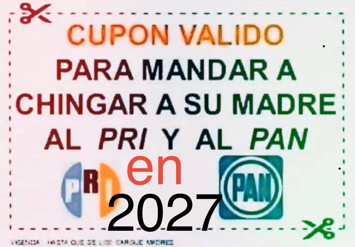 kiw_pub's tweet photo. @MaTere_Mendoza VOTO MASIVO MORENA
TODOS A VOTAR 2027
Qué siga la TRANSFORMACIÓN
Distribuyan cupón https://t.co/94s2TZ0ZKD