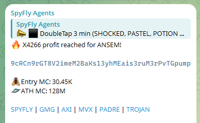 spyfly_app's tweet photo. solana:9cRCn9rGT8V2imeM2BaKs13yhMEais3ruM3rPvTGpump 9cRCn9rGT8V2imeM2BaKs13yhMEais3ruM3rPvTGpump

X4266 not something we've seen lately 👀 join our tg channel and @traderclawAI Gateway V2 webapp for full access! https://t.co/3EfQ9XXrE2