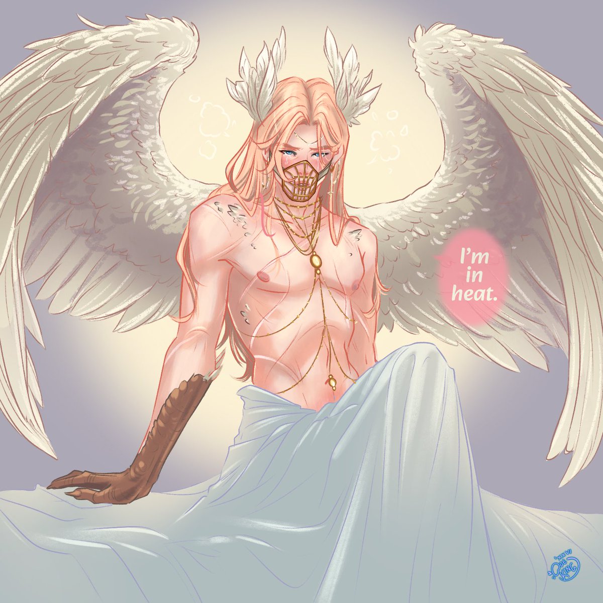 RatKingPoe's tweet photo. Veela!Draco if ya nasty. #dracomalfoy https://t.co/hr4uELEo9c