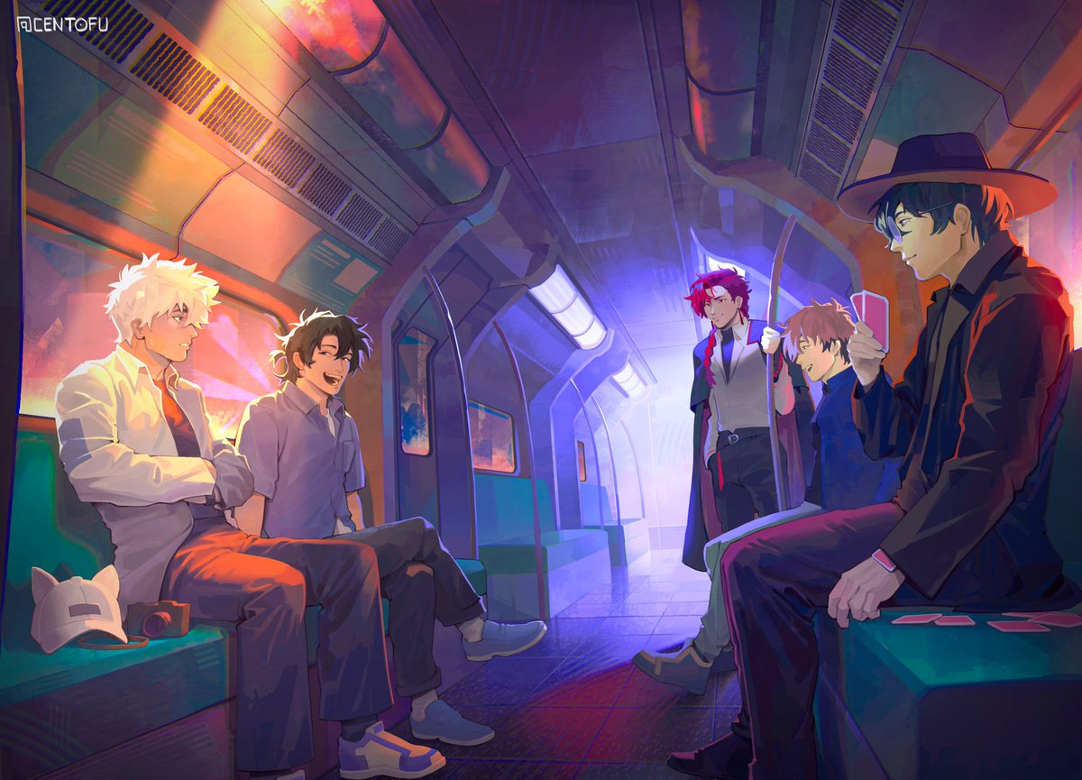 centofu's tweet photo. 🚆London Tube staredown for the @linkclickzine !
#linkclick #时光代理人 https://t.co/Xu6Ml2jq1m