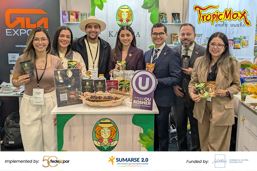 Fedexpor's tweet photo. 🇪🇨✨ Así vivimos el primer día de Summer Fancy Food Show 2026 @Specialty_Food 

El Pabellón Ecuador se convirtió en un punto de encuentro para compradores, distribuidores y líderes de la industria alimentaria internacional, interesados en conocer la calidad, innovación y diversidad de la oferta exportable ecuatoriana.