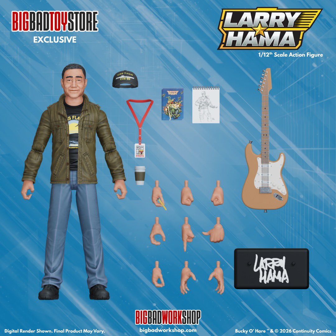 InPursuitofToys's tweet photo. The great Larry Hama coming soon in 1/12 scale from @bigbadworkshop. Stay tuned for preorder details. 

#larryhama #furyforce #gijoe #bigbadworkshop #inpursuitoftoys https://t.co/w0tDcbbhCE