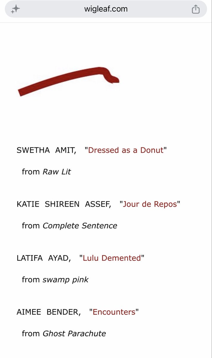 AmitSwetha0627's tweet photo. Glad to have made the @Wigleaf top 50 list! Thank you @authorsudha  @rawlitmag  @DelGeo14  for giving this piece a home 🙏 https://t.co/cSfuY8gsVV