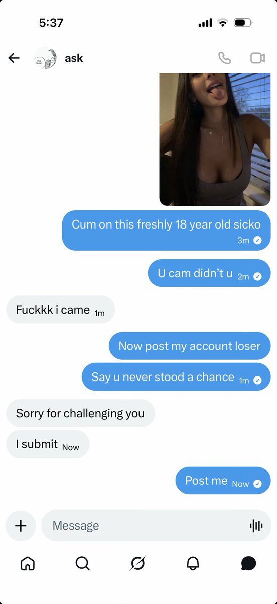 goonbot6969999's tweet photo. I need a real challenge of a wank battle. Yall be to easy

#wankchat #wankbattle https://t.co/2CCtLf0hF3