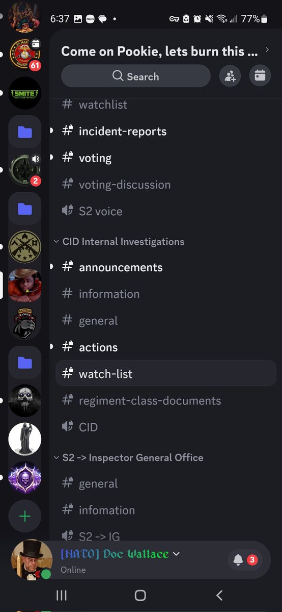 DocWallace1990's tweet photo. @ZGxZero2 @MilsimNews You know what's even crazier brother you don't understand how much of your dirty laundry was exposed when doom made that discord public you just lied when you clearly pinged clutch who was your CSM of 1st before your departure just stop lying man step up and own up https://t.co/b5CT8T5ycx