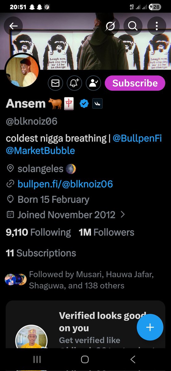 Sl_Crypto_'s tweet photo. Ansem (@blcknoiz06) 
is a standout figure in the crypto world — a sharp, charismatic trader and influencer who's built a massive following (1M+ on X) through sharp market insights, meme coin culture, and genuine conviction in ecosystems like Solana. 
More airdrop 
More Succes https://t.co/Ag5CfxjmuE