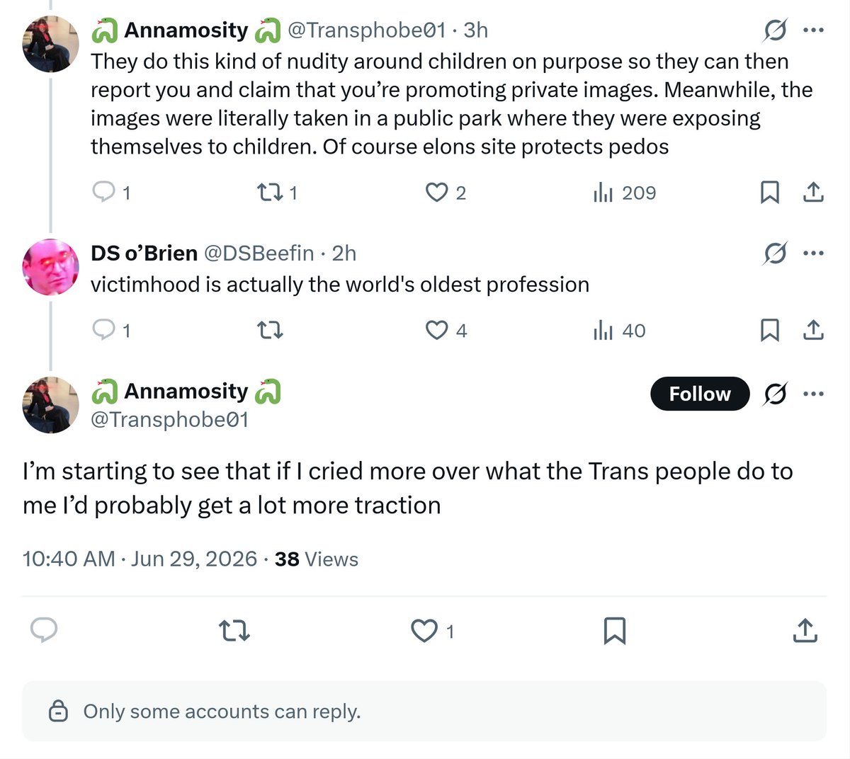 smith_john560's tweet photo. @ApostateAri @Transphobe01 The @ApostateAri suspension was for "posting or sharing privately produced/distributed intimate media of someone without their express consent."

Arianna Laureano shared a photo of naked people without their consent and was suspended. He frames this as X "protect[ing] pedos." https://t.co/k12HoymcCx