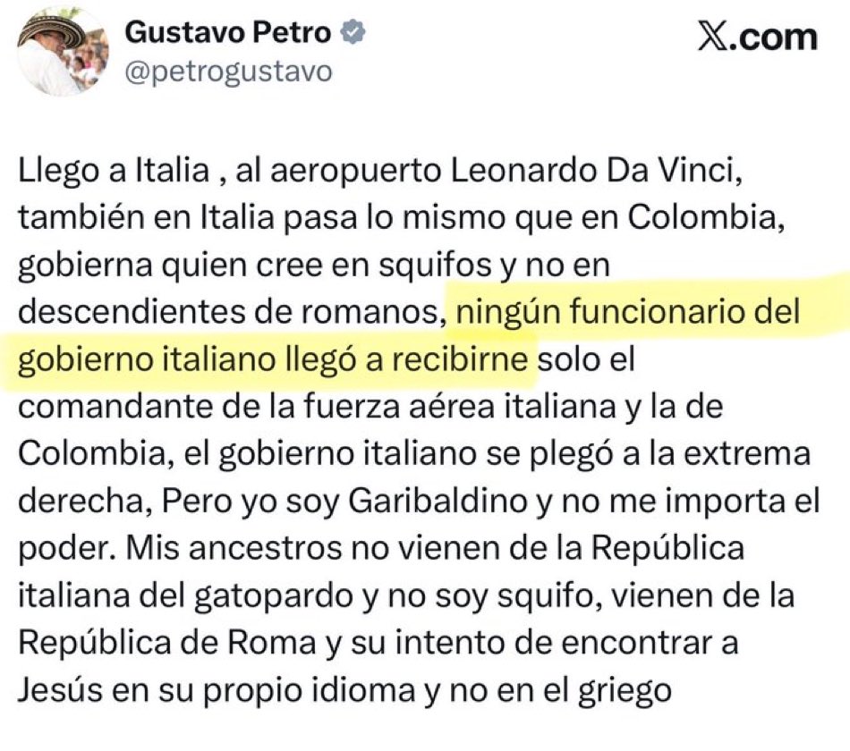 andresbarretog's tweet photo. Cuando eres irrelevante interna e internacionalmente se nota, especialmente porque la vanidad del mediocre registra el golpe… https://t.co/FmztGKJO3d