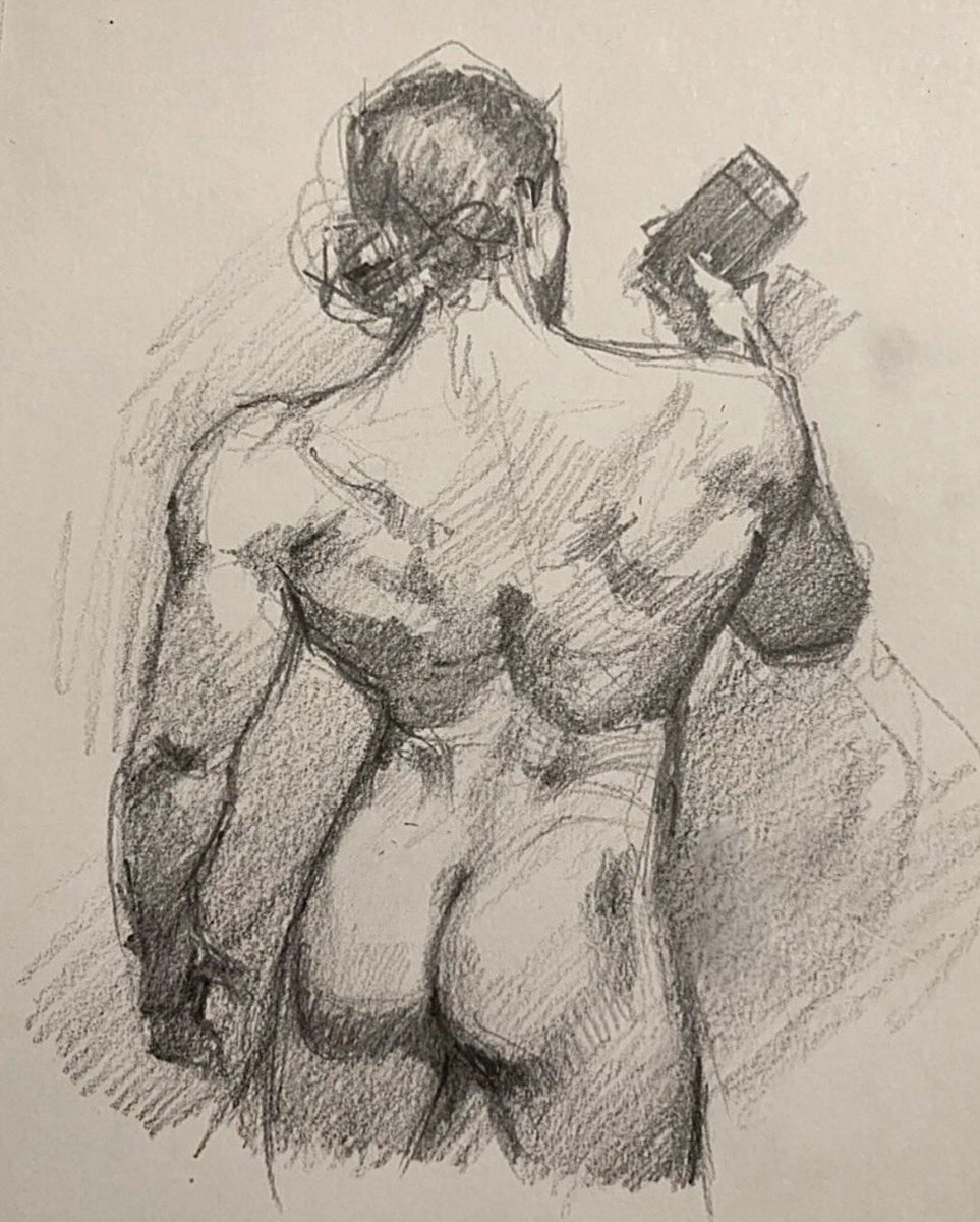 theobromic_'s tweet photo. remembering how i briefly had grindr but instead of hooking up with guys i would just draw them 🥴 https://t.co/hdJsr715zs